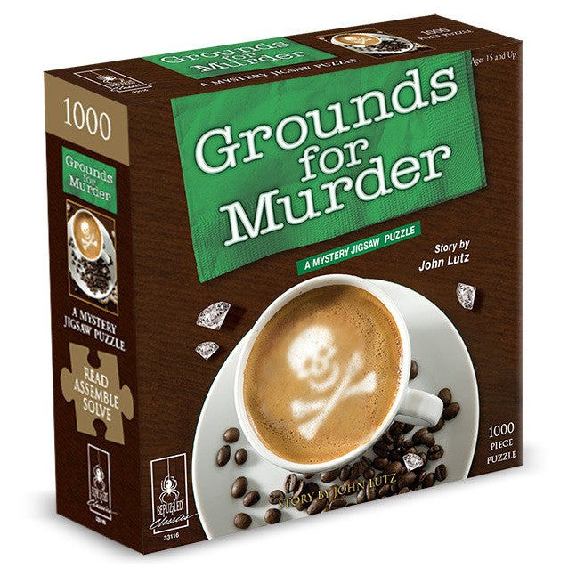 Rental, Mystery Jigsaw Puzzle - Rental - Puzzle: Grounds for Murder 1000 pc - Conundrum House