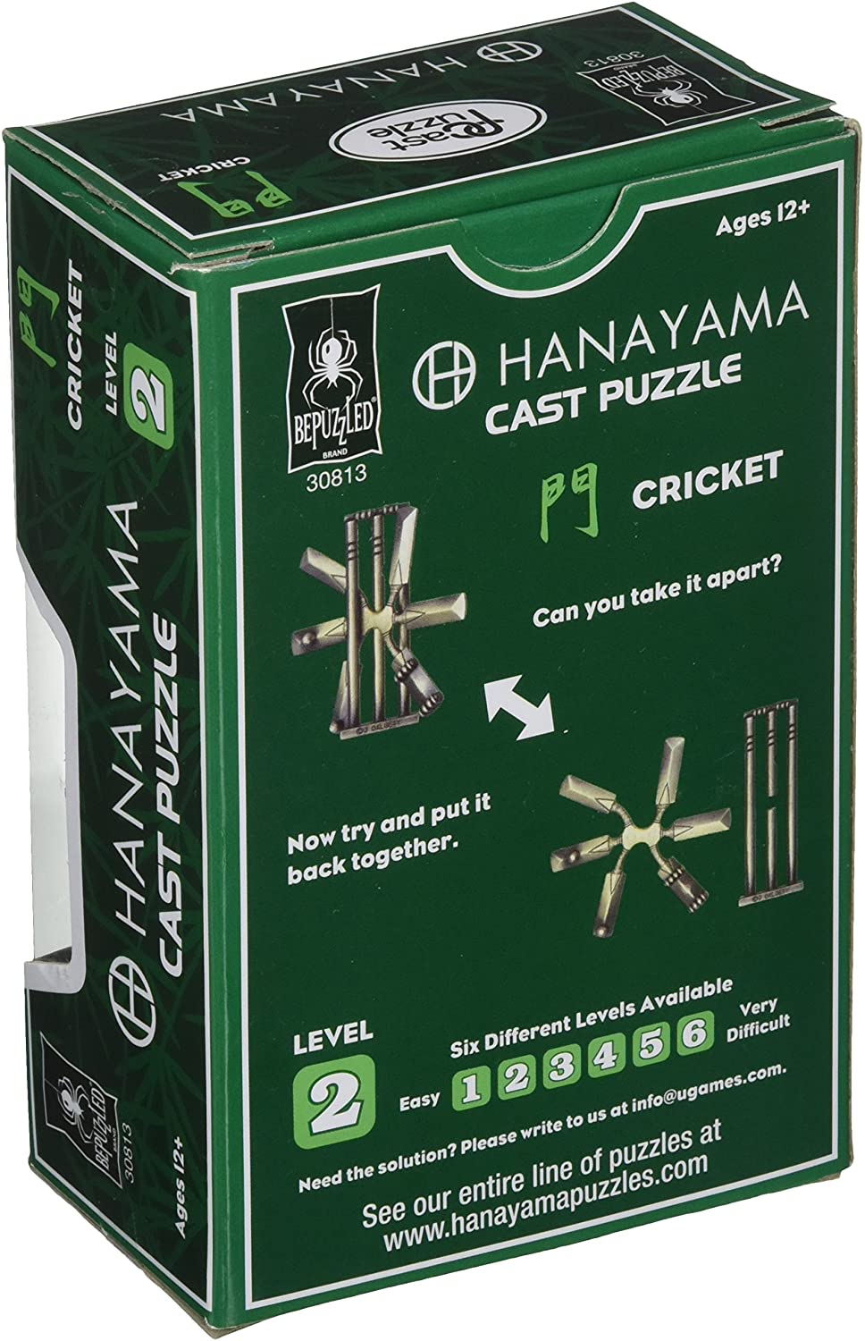 Hanayama Puzzle: Cricket Lvl 2 - Conundrum House