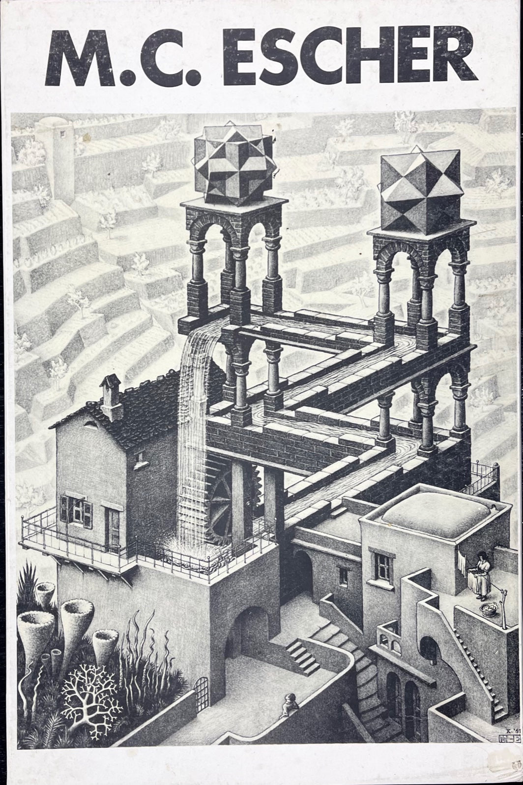 Rental- MC Escher Waterfall Puzzle - Conundrum House