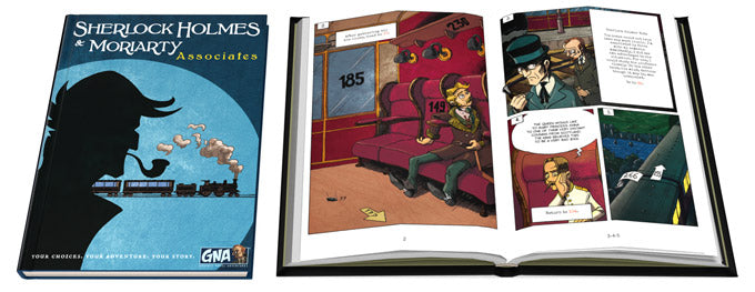 Graphic Novel Adventures Season #2- Book 1 - Sherlock Holmes & Moriarty: Associates. Conundrum House