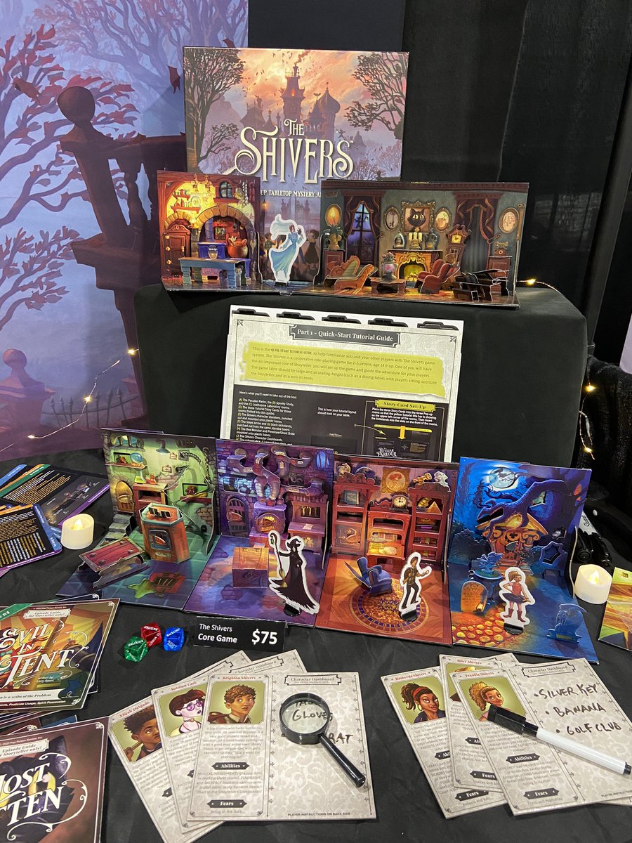 Rental - Shivers Pop-Up Table-Top Adventure Game - Deluxe Edition