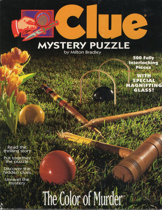 Rental - Clue Mystery Jigsaw Puzzle Game: The Color of Murder - Conundrum House