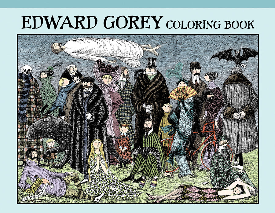 Edward Gorey Coloring Book - 10% OFF this product in June! - Conundrum House