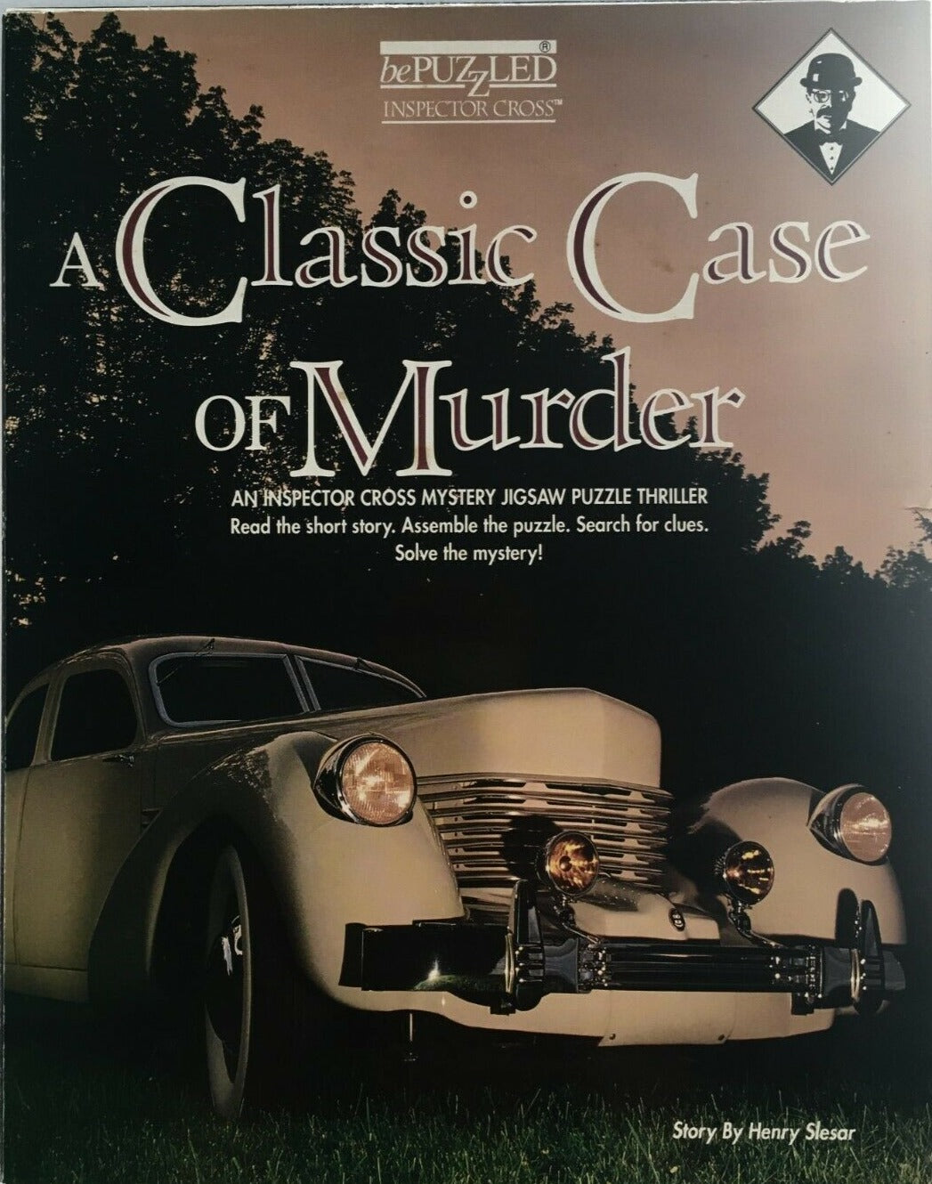 Rental - Conundrum House. bePuzzled - a Classic Case of Murder. An Inspector Cross Mystery Jigsaw Puzzle Thriller Read the short story. Assemble the puzzle. Search for clues. Solve the Mystery! Story by Henry Slesar.