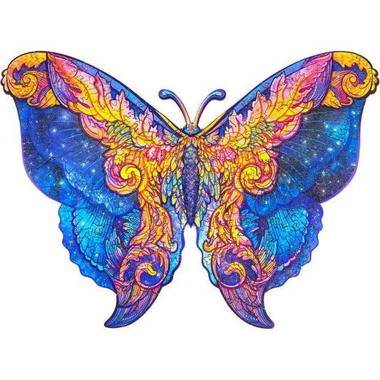 Unidragon Wooden Puzzle: Intergalaxy Butterfly