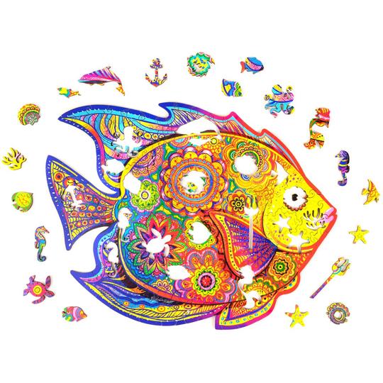Unidragon Wooden Puzzle: Shining Fish
